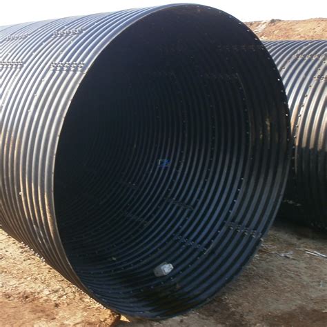 corrugated metal drainage pipe